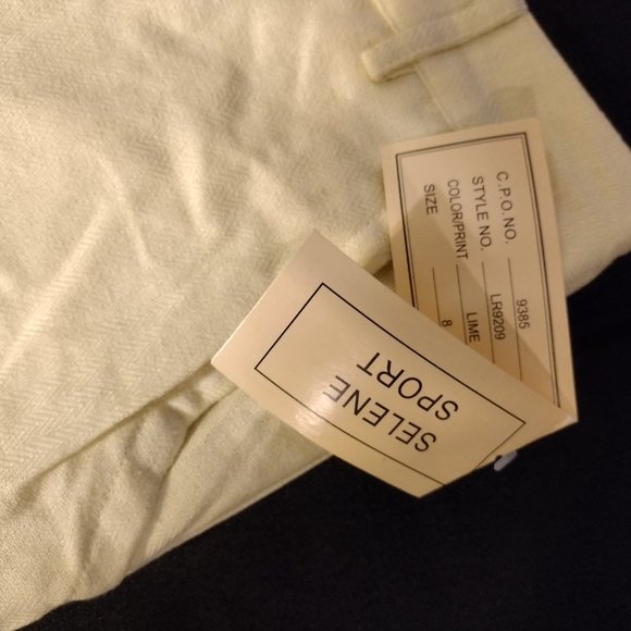 NEW Selene Sport Khaki Pants - Size 8 - NWT - Picture 3 of 5